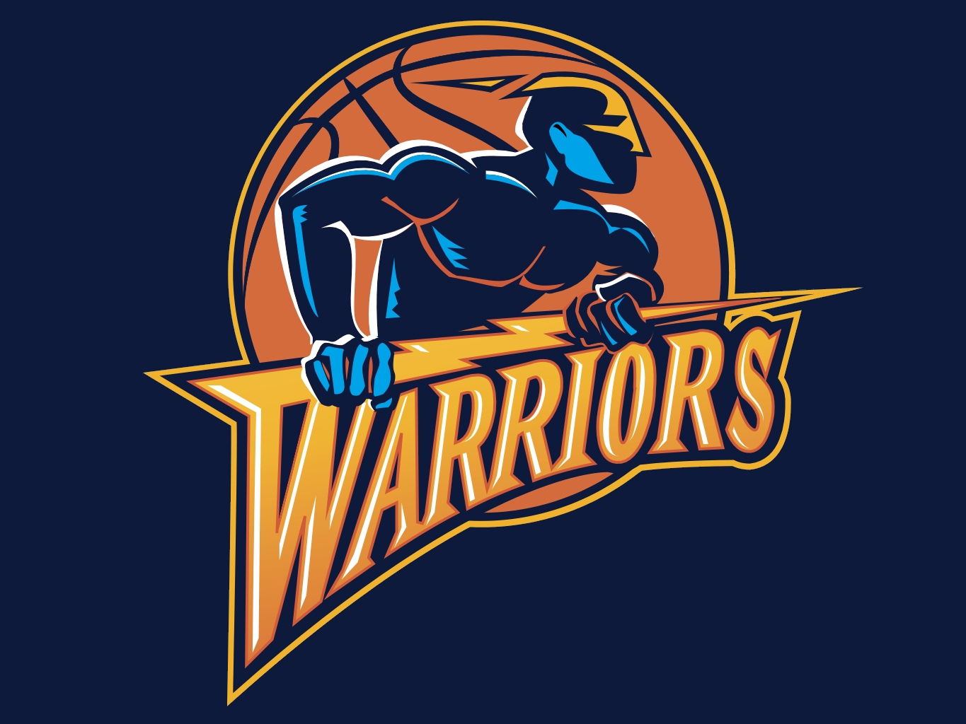 The Old Golden State Warriors Logo