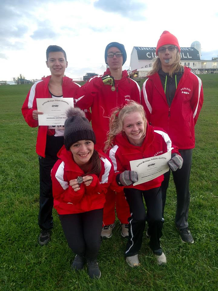 Saranac's all conference runners