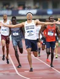The finish at the NCAA Track and Field Championships